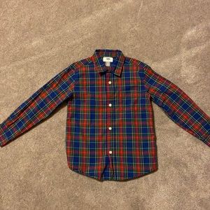 Old Navy plaid button down dress shirt